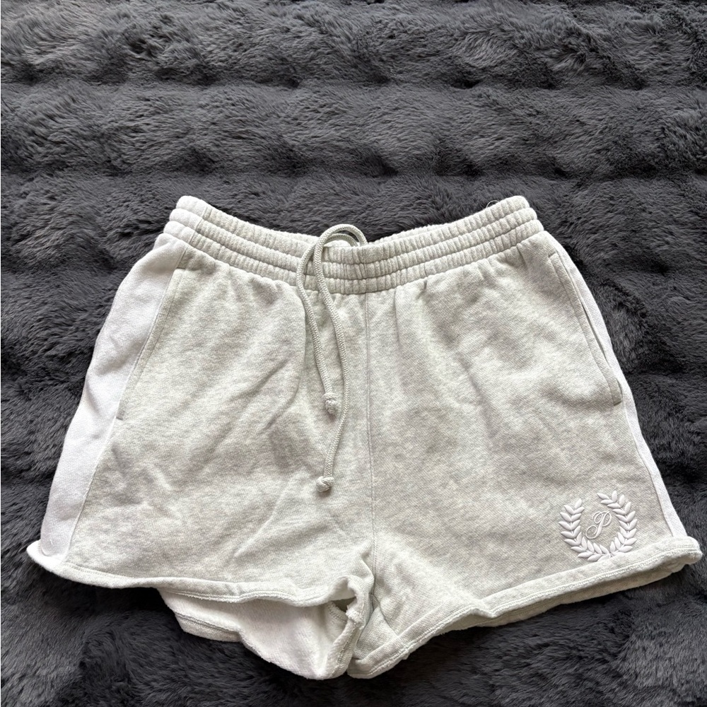PINK Victoria's Secret Light Gray Athletic Shorts